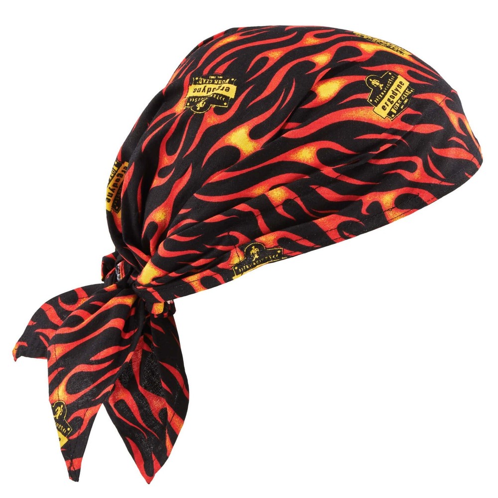Chill-Its 6710CT Evaporative Cooling Dew Rag, Flames