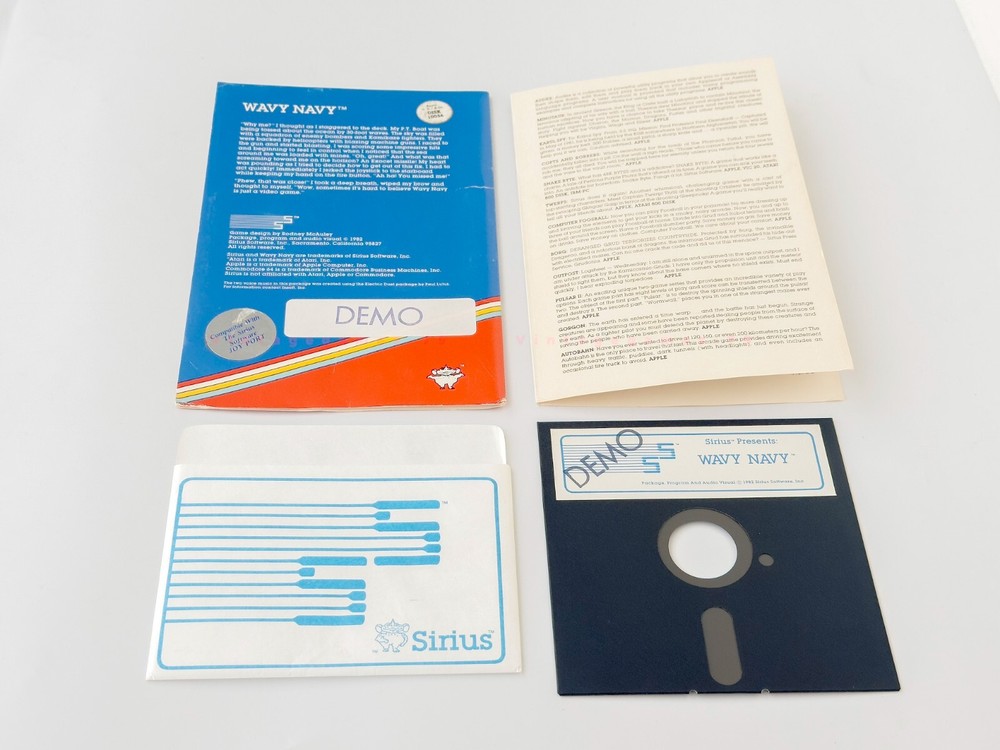 Wavy Navy - Sirius Software - 1982 / Apple II