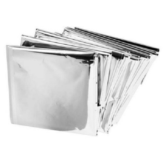 10 PACK • Extra Large 82"x 54 Emergency Solar Mylar Blanket Survival Safety