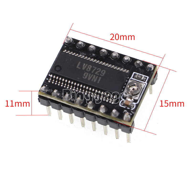 LV8729 Stepper Motor 4-Layer PCB Driver w/ Heatsink Silent Design 3D Printer