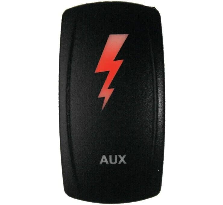 DragonFire Lighted Aux On/Off Switch Red LED 522629
