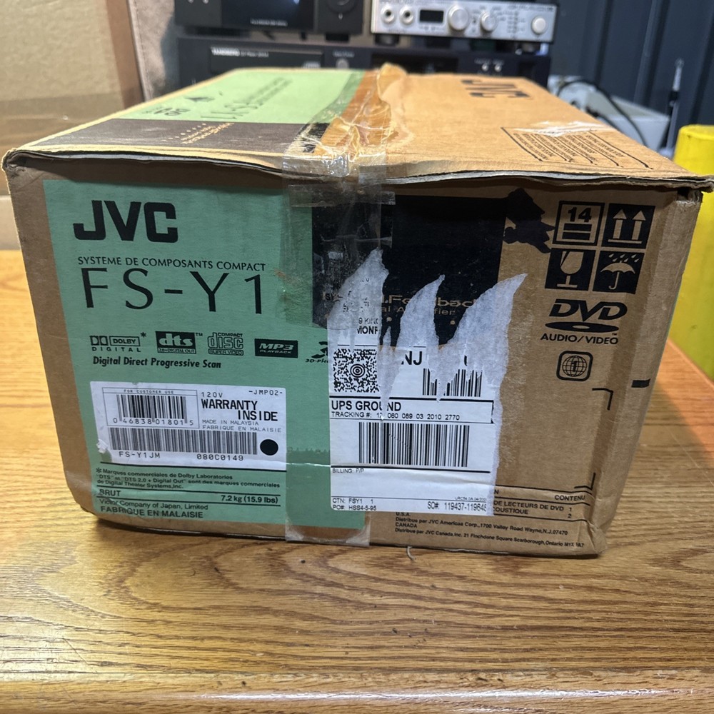 JVC FS-Y1 DVD Audio/Video Compact Component System