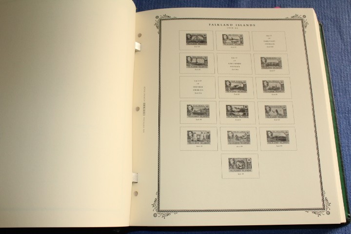 Falklands BIOT BAT more Scott Specialty Green Album Pages BlueLakeStamps Nice