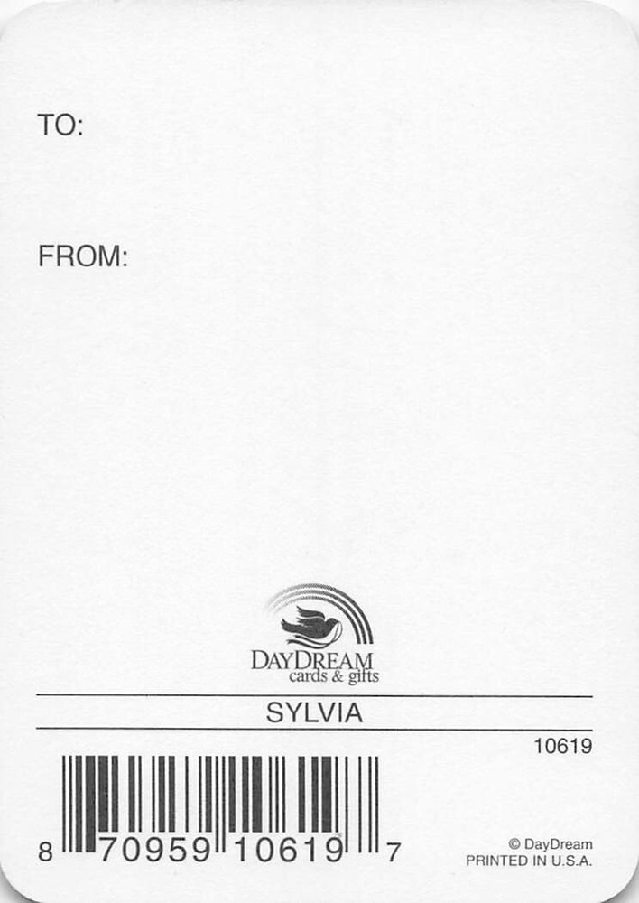 Sylvia "Abundant" Keepsake Name Meaning Card with Verse