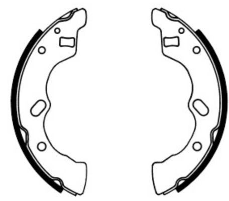 Brake Shoe Set ABE C03017ABE