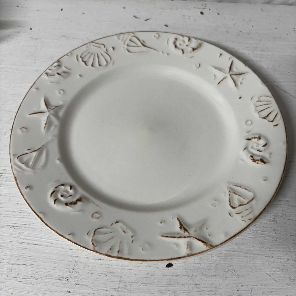 Thomson Pottery Hampton Creamy Off-White Seashell 2008 Embossed Replacement