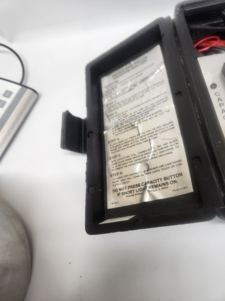 Annie A-4Hermetic Unit Capacitor Analyzer Imperial with Case