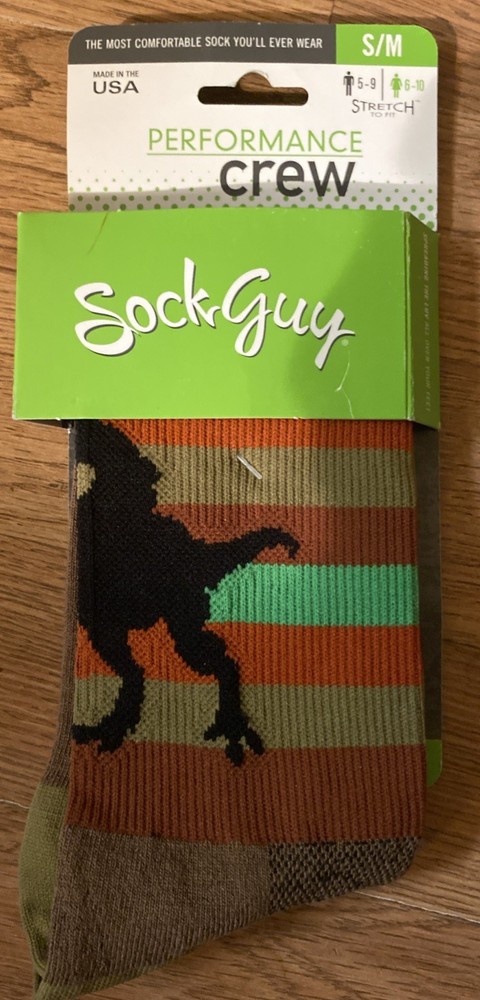 Sockguy 6" Socks (GiddyUp) (Dinosaur)
