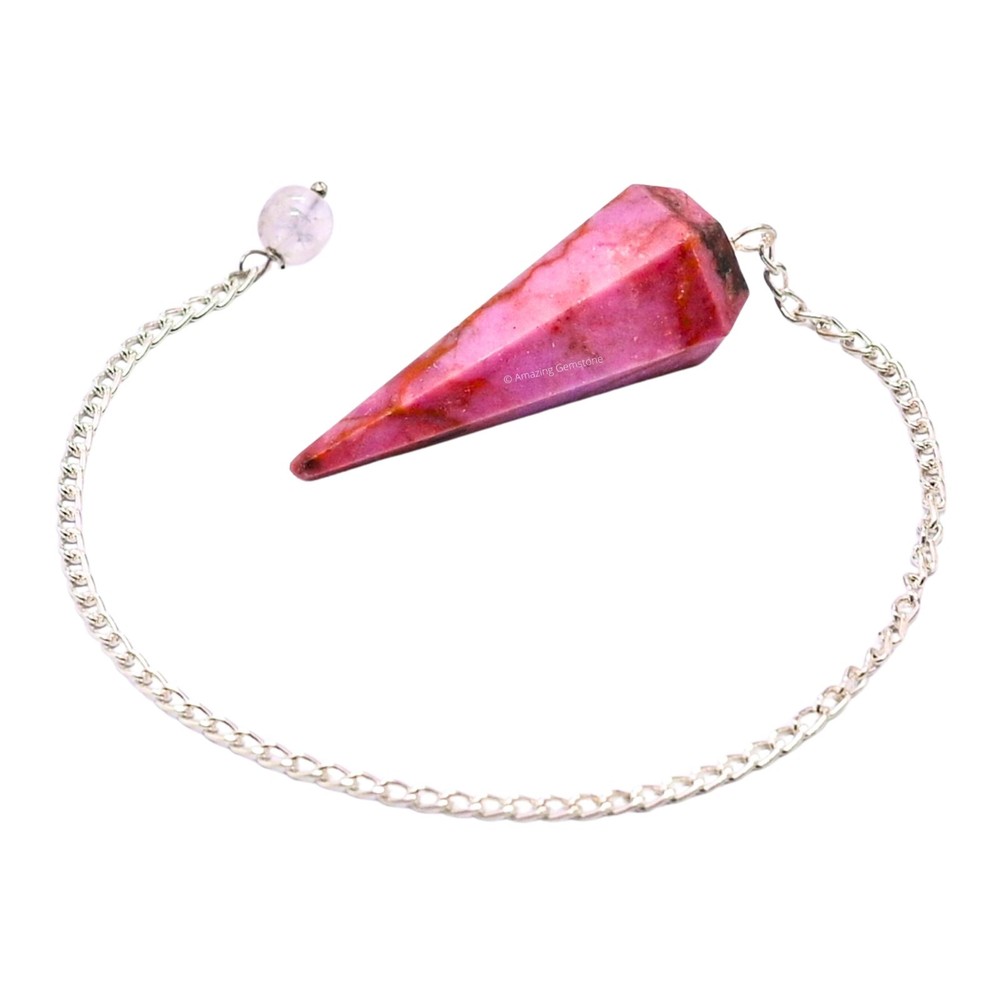 Cobalt Calcite Dowsing Crystal Pendulum