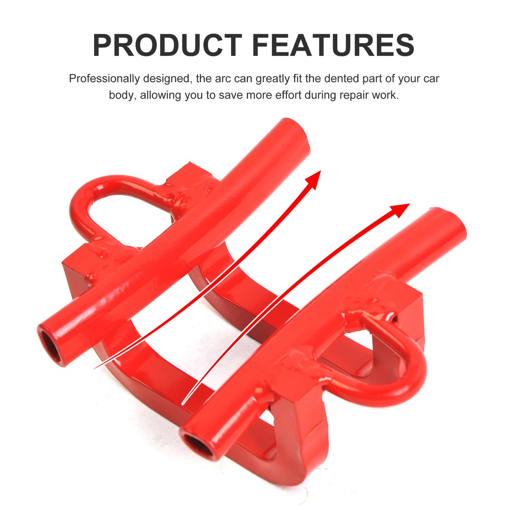 Pair Quarter Puller Powder Coated Quarter Panel Puller Dent Repair Kit Universal