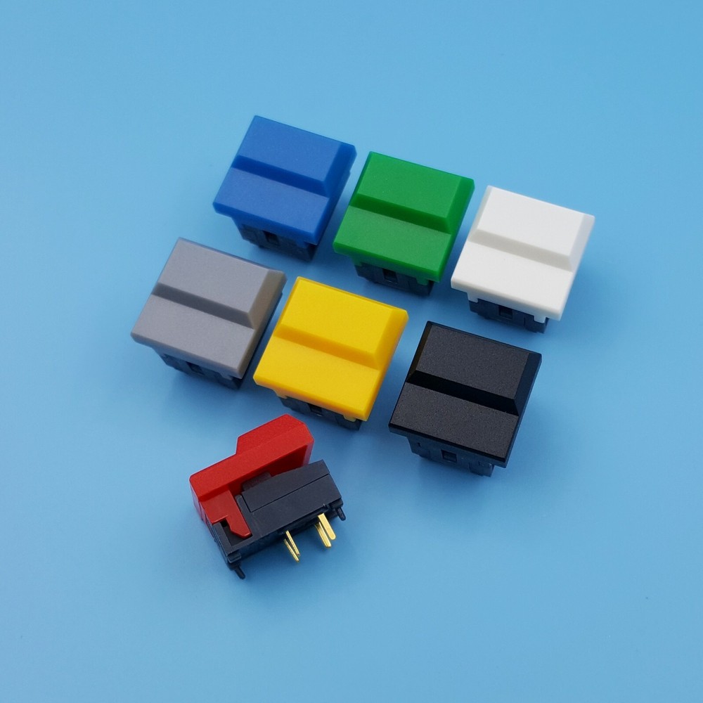 10Pcs PB86-B0 Large Cap 4Pin Momentary SPDT Square Push Button Switch