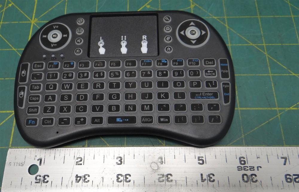 Wireless Mini Keyboard Remote Control Touchpad Mouse Combo Controller Backlit