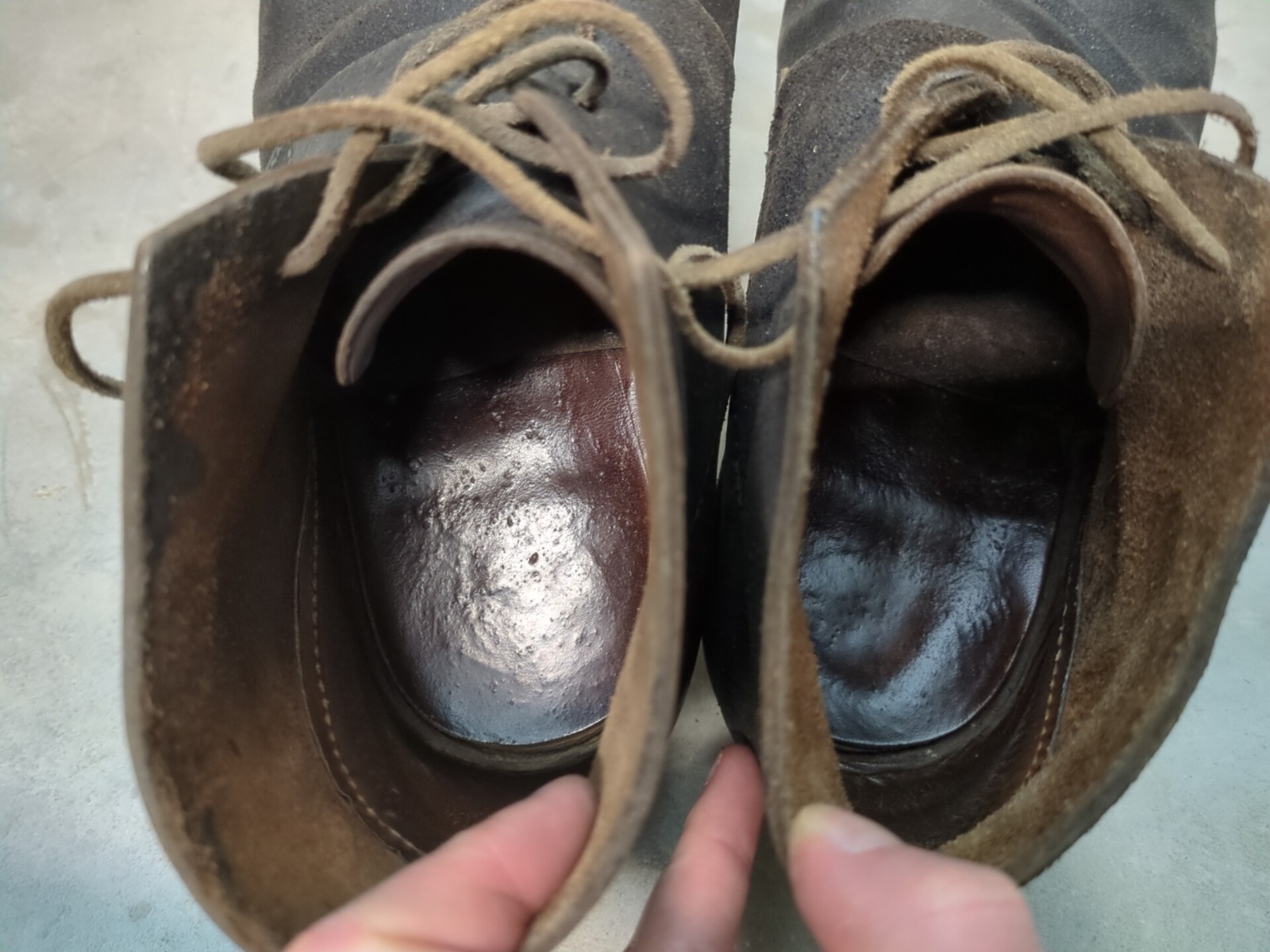 Vintage C&D Jarnagin Civil War Repro Brown Leather Brogan Shoes US Men Size 9.5