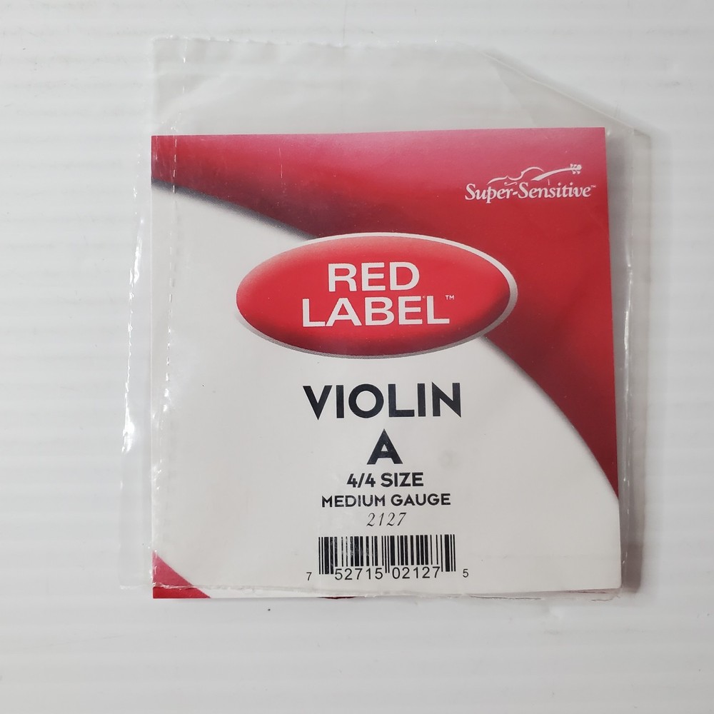 Red Label Violin A Single String 4/4 Size Medium Gauge Super Sensitive 2127