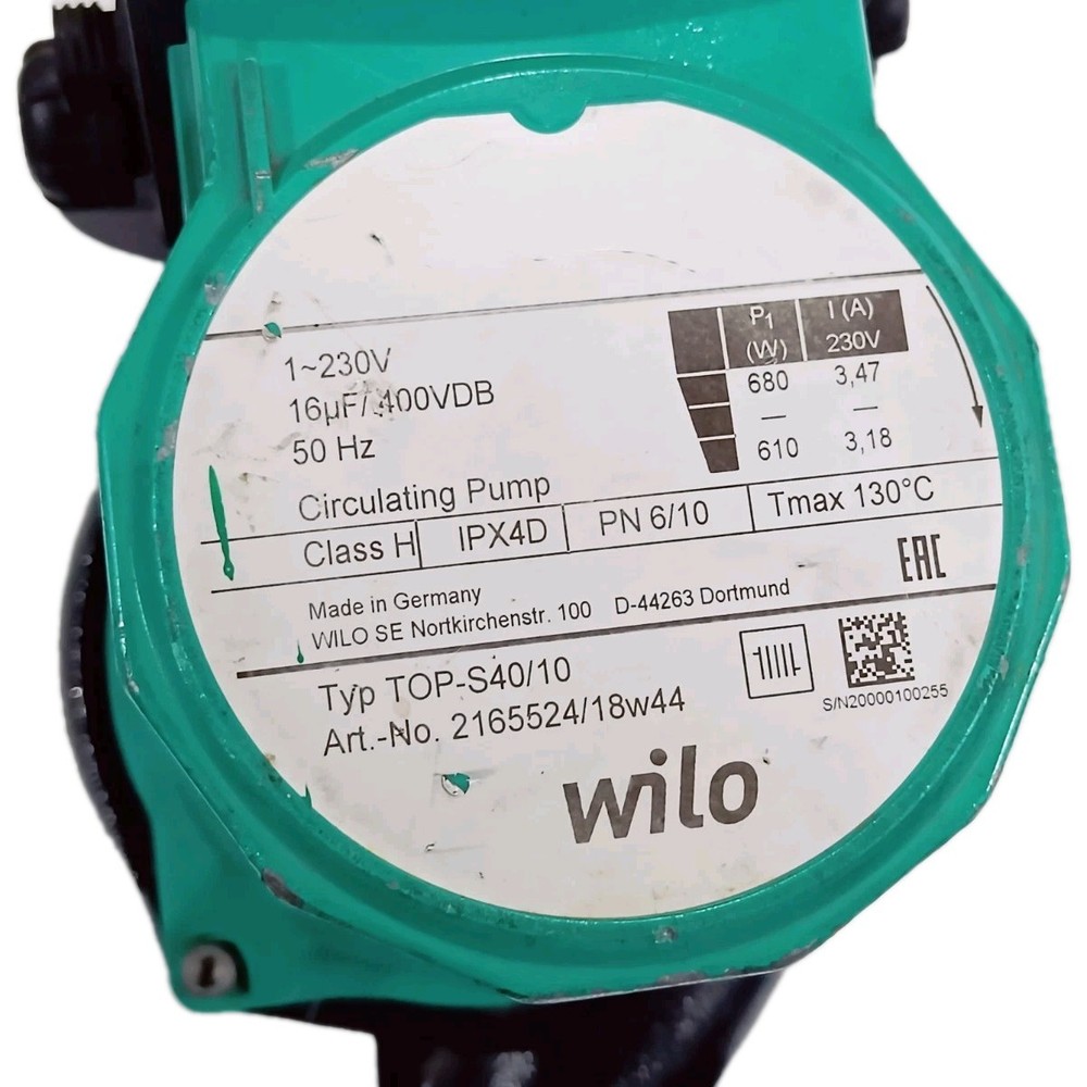 WILO TOP-S40/ Circulating Pump 230v 50Hz