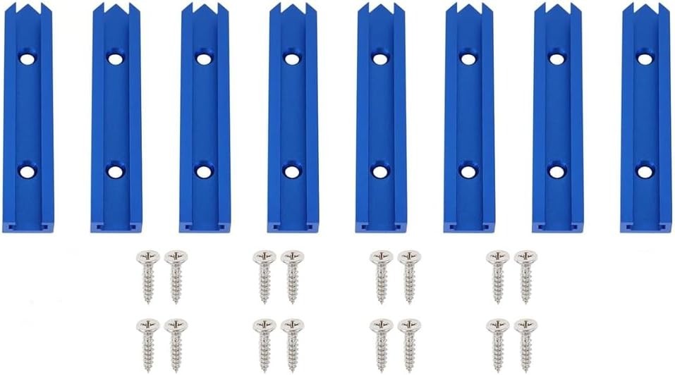8 pcs T-Track Intersection Kit For Double Cut Jig Profile Universal...