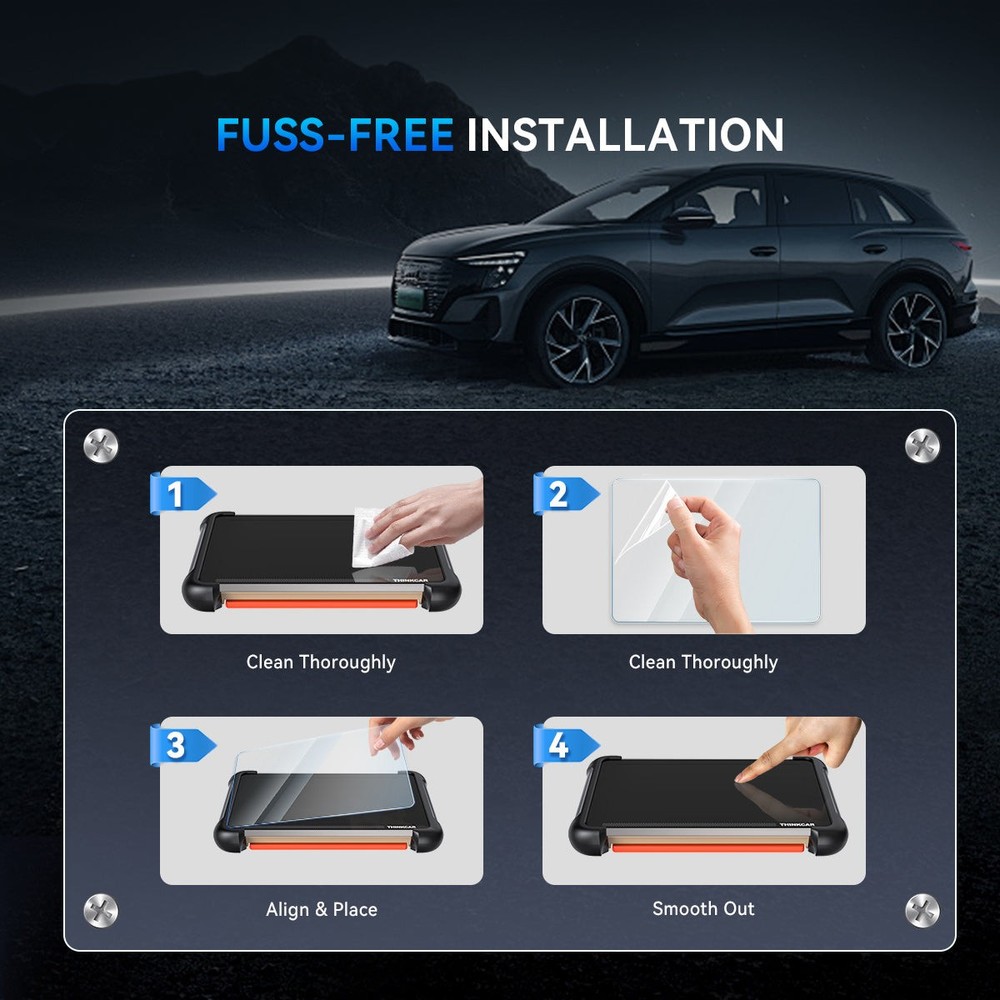 ThinkScan 689BT Car System Diagnostic Scanner ECU Coding 34+Resets W/ Protector