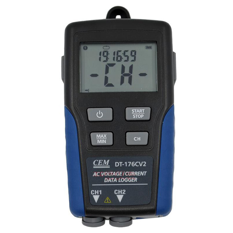 CEM DT-176CV2 AC Current and Voltage Datalogger Digital LCD Displayy