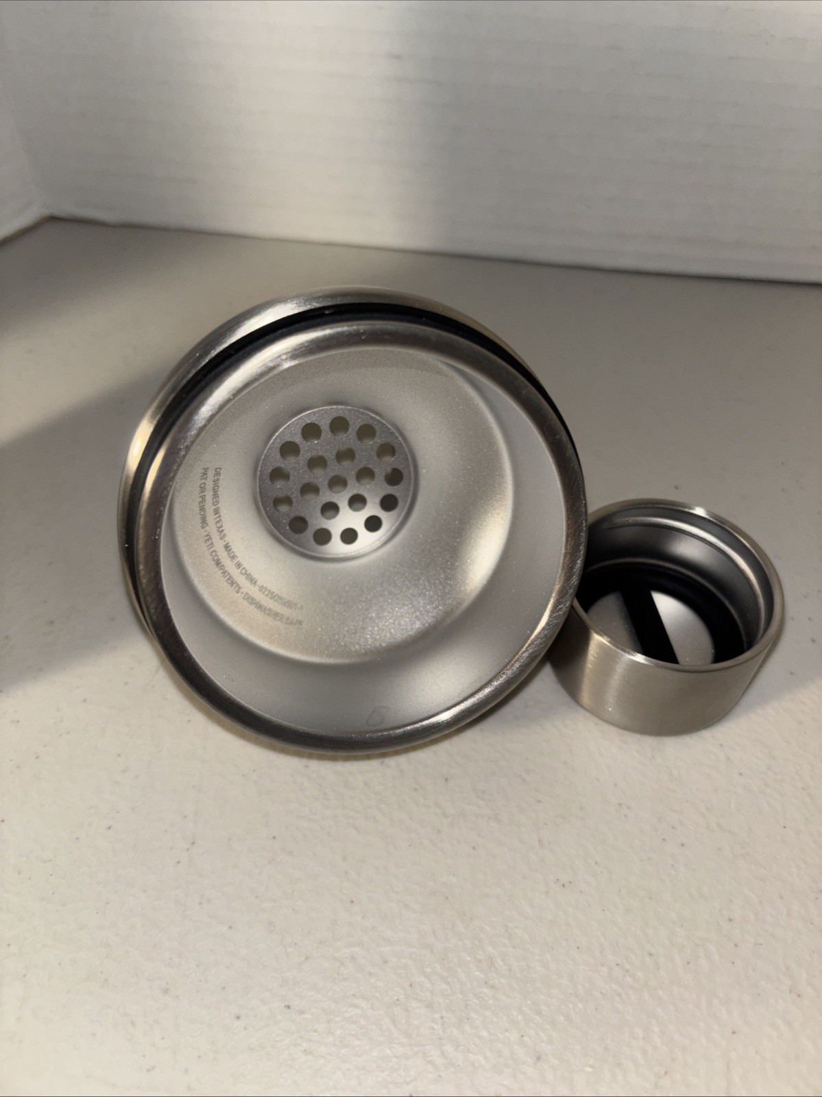 YETI 20oz Rambler Cocktail Shaker White Barware Tito’s Logo