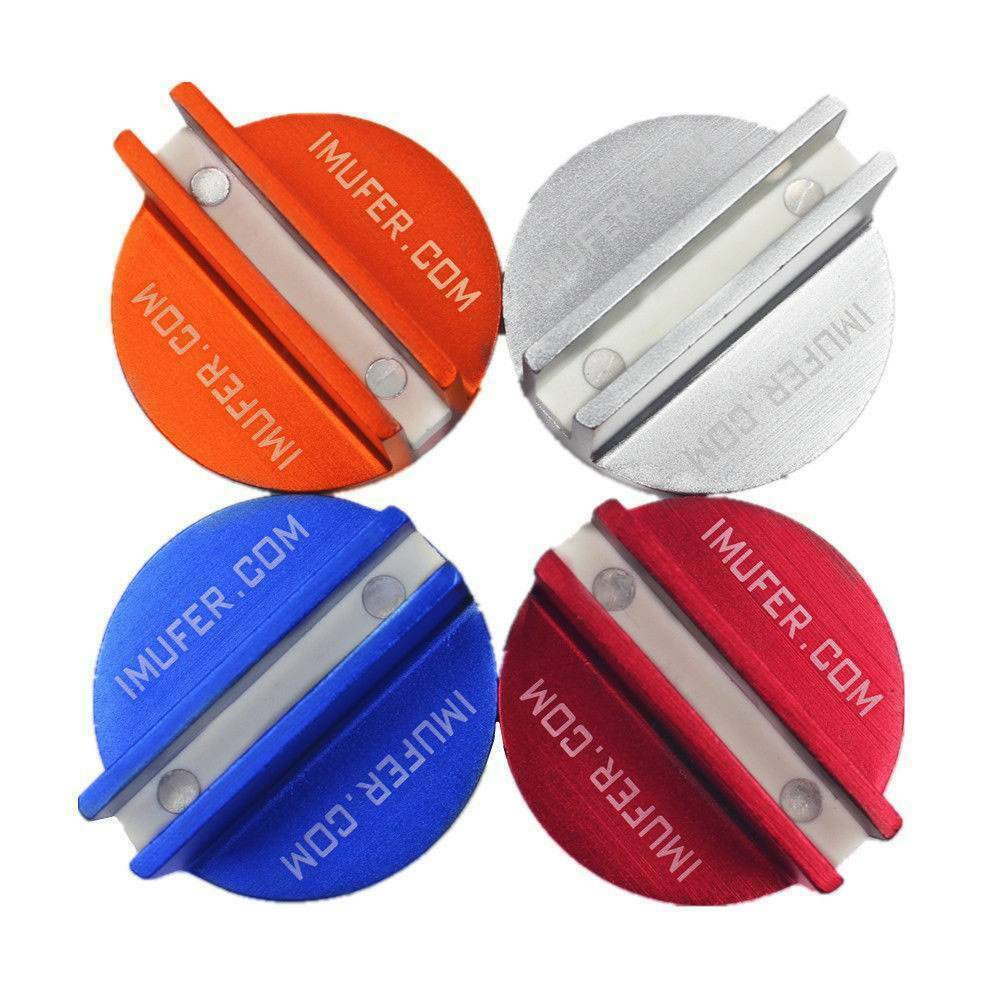 2Pcs Universal New Slotted Magnetic Jack Pad Pinch Weld Frame Rail Adapter