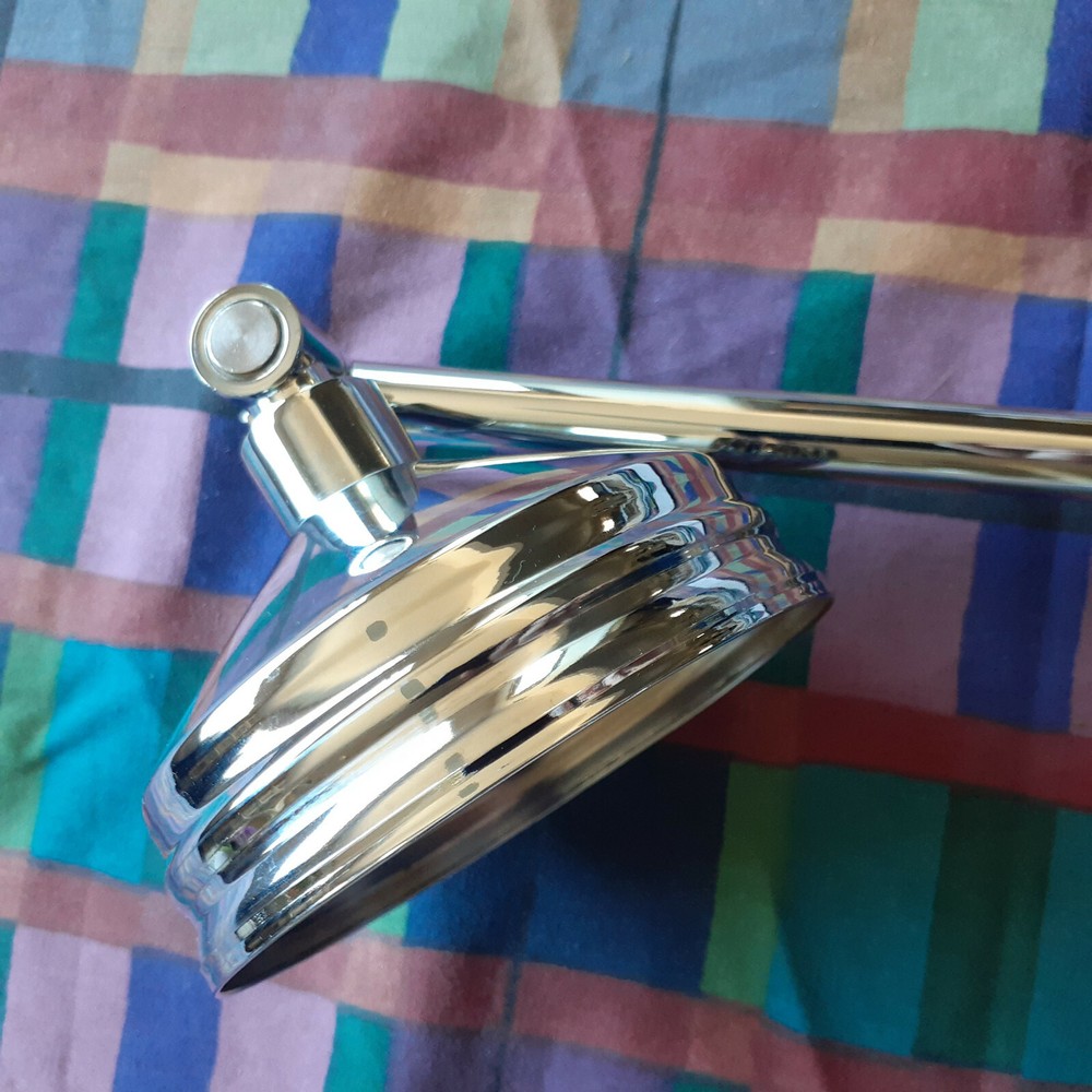 Amcor Solid Brass Chrome Plate Rain Showerhead with Adjustable Arm - Free Ship