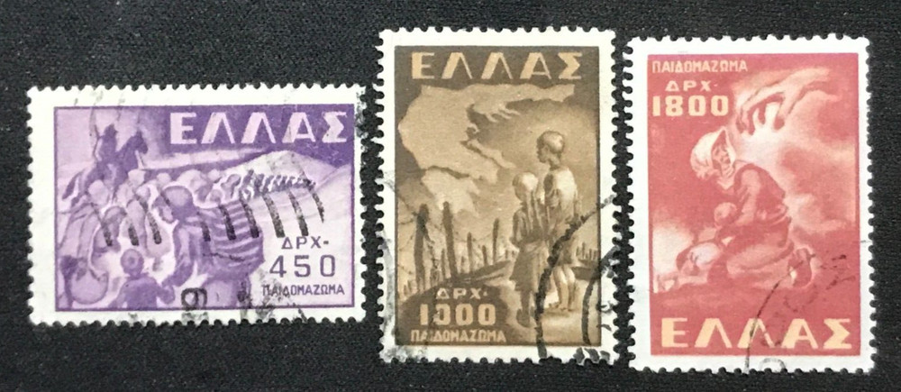 Greece SC #517-19 Used Set 1949