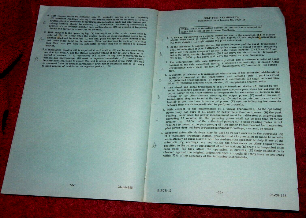 Vtg National Technical Schools Radiotelephone License Prep Study Guide