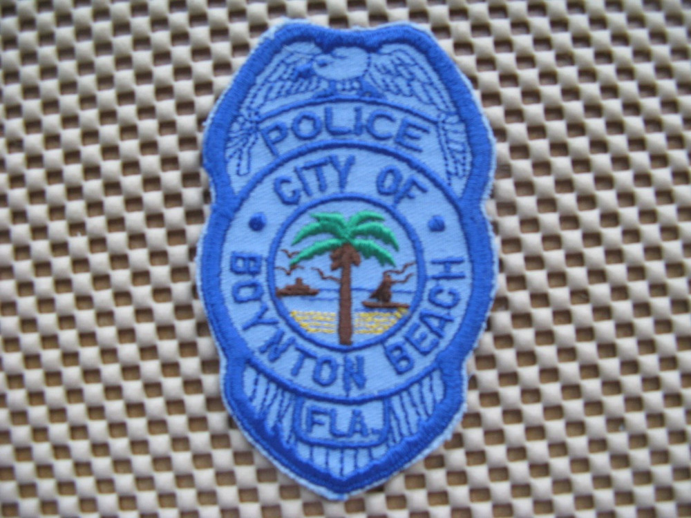 Boynton Beach Police Florida FL 4" Patch Q6