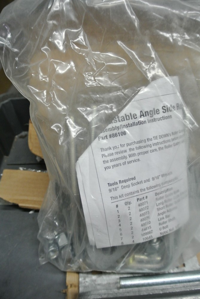 TIE DOWN ADJUSTABLE ROLLER GUIDE 86106 SILVER MARINE BOAT