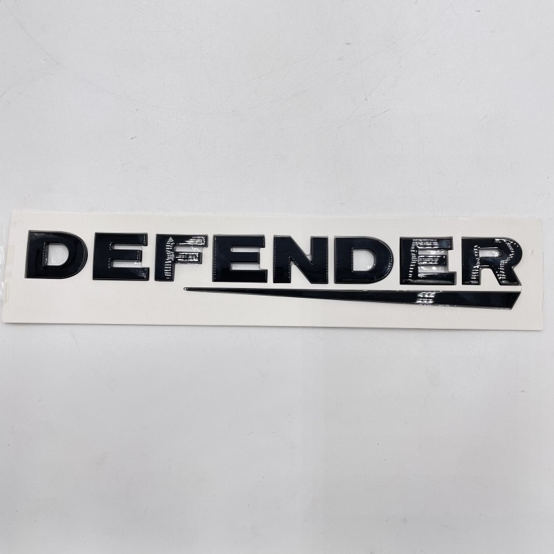 LR DEFENDER Rear Gloss Black Trunk Emblem Badge FT-LRE033