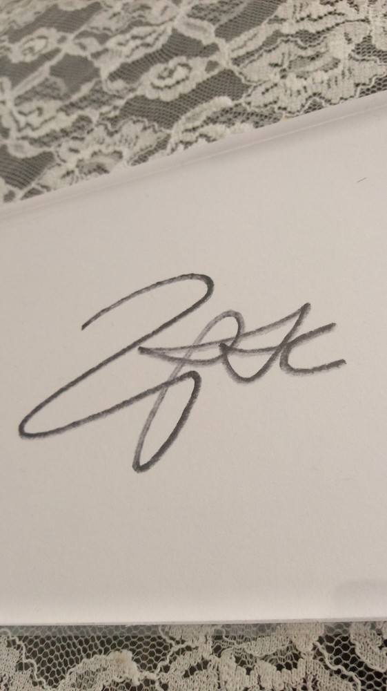 SIGNED Tupac Shakur AUTOGRAPHED 4x6 Paper Card RARE Rap Music HTF Legendary 2PAC