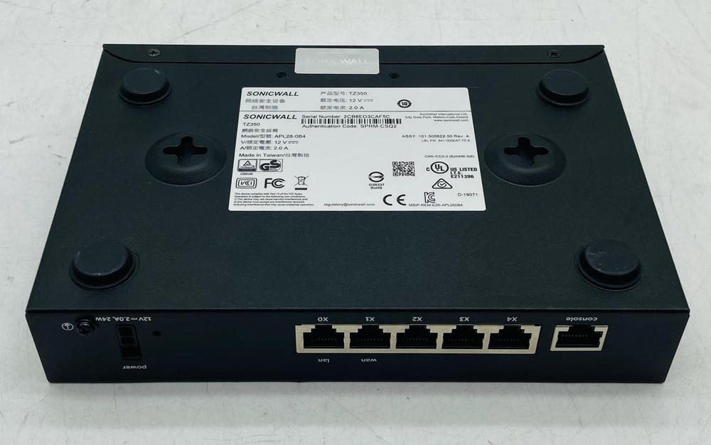 SONICWALL TZ350 APL28-0B4 NETWORK SECURITY FIREWALL