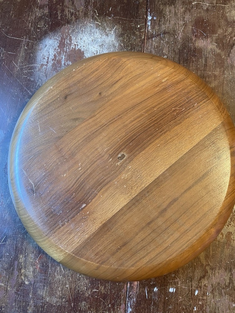 (4) Wooden serving platters