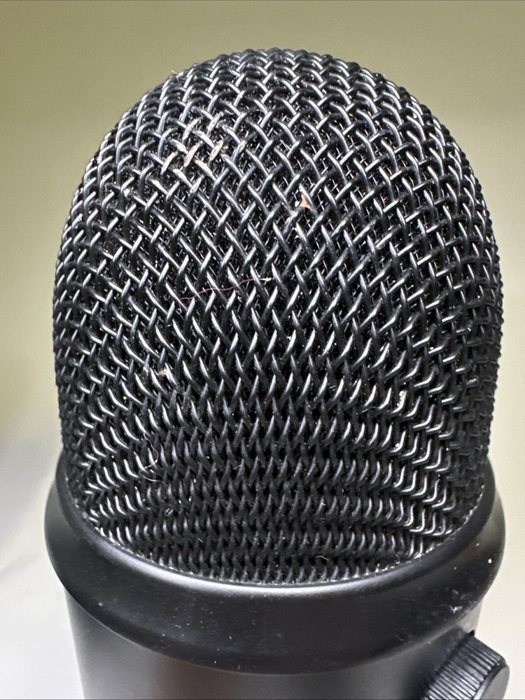 Blue USB Microphone Condenser A00132 w/ Stand & Cable Tested Working