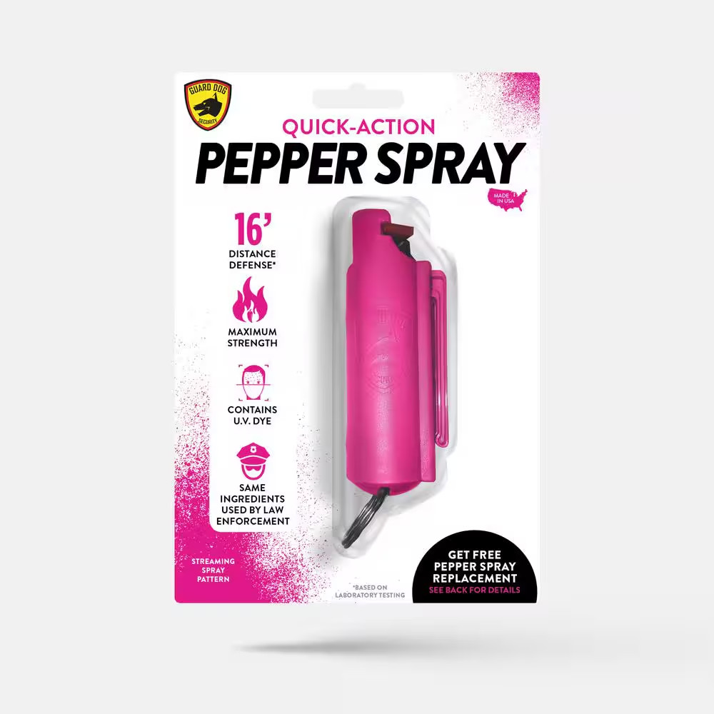 Quick Action Pepper Spray, Pink