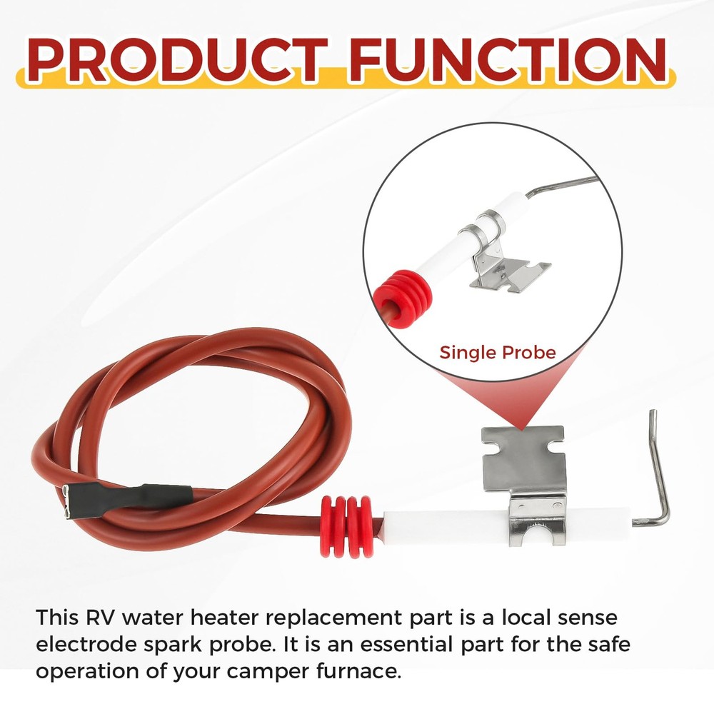 Furnace Ignitor Electrode Replacement For Suburban Single Probe Wire Assembly