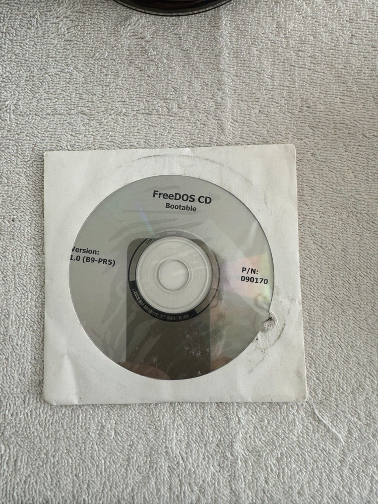 FreeDOS CD Bootable V1.0 (B9-PR5) P/N:090170
