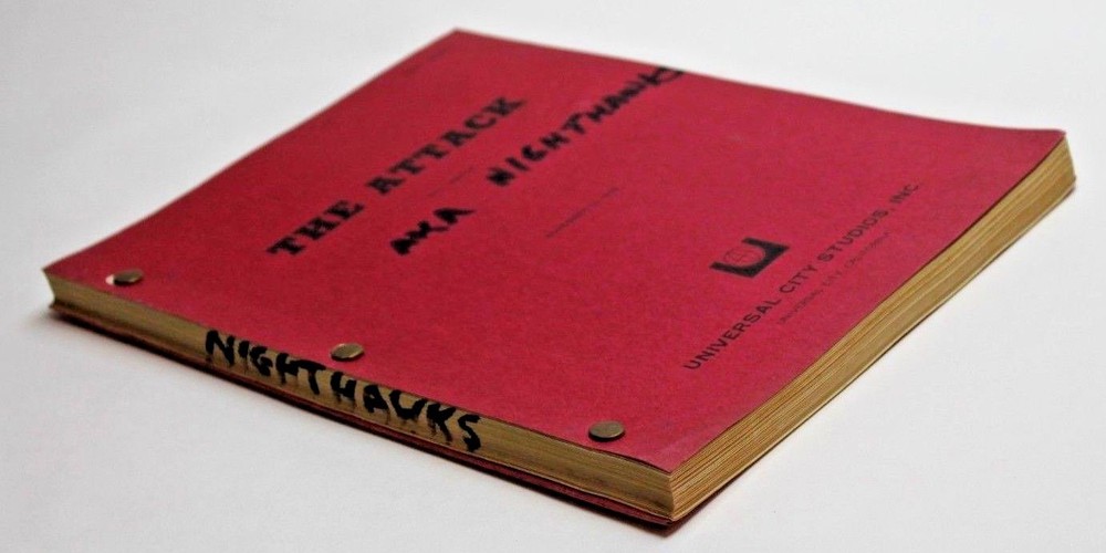 NIGHTHAWKS / David Shaber 1979 Movie Script Screenplay Sylvester Stallone action