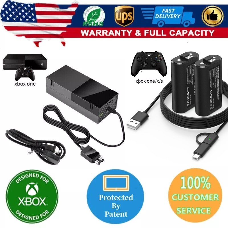For XBOX ONE controller / Console Power Supply Adapter Cable Power Brick Charger
