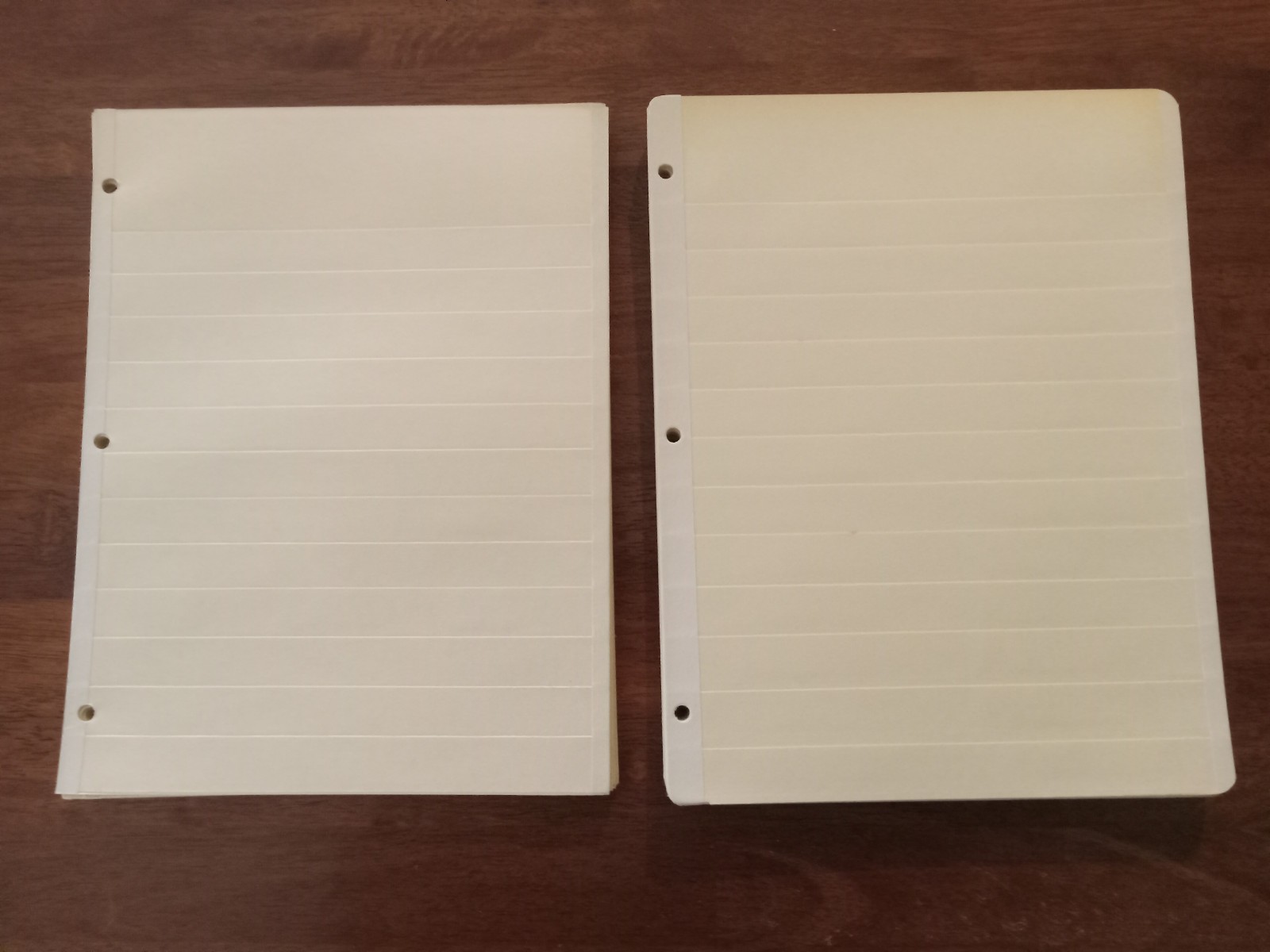 30 MANILA STAMP STOCK PAGES - 3 RING/ 12 ROWS - PREOWNED BUT EXCELLENT CONDITION