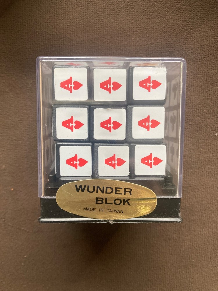 Rubic's Cube type "Wunder Block" Poker Cards Cube