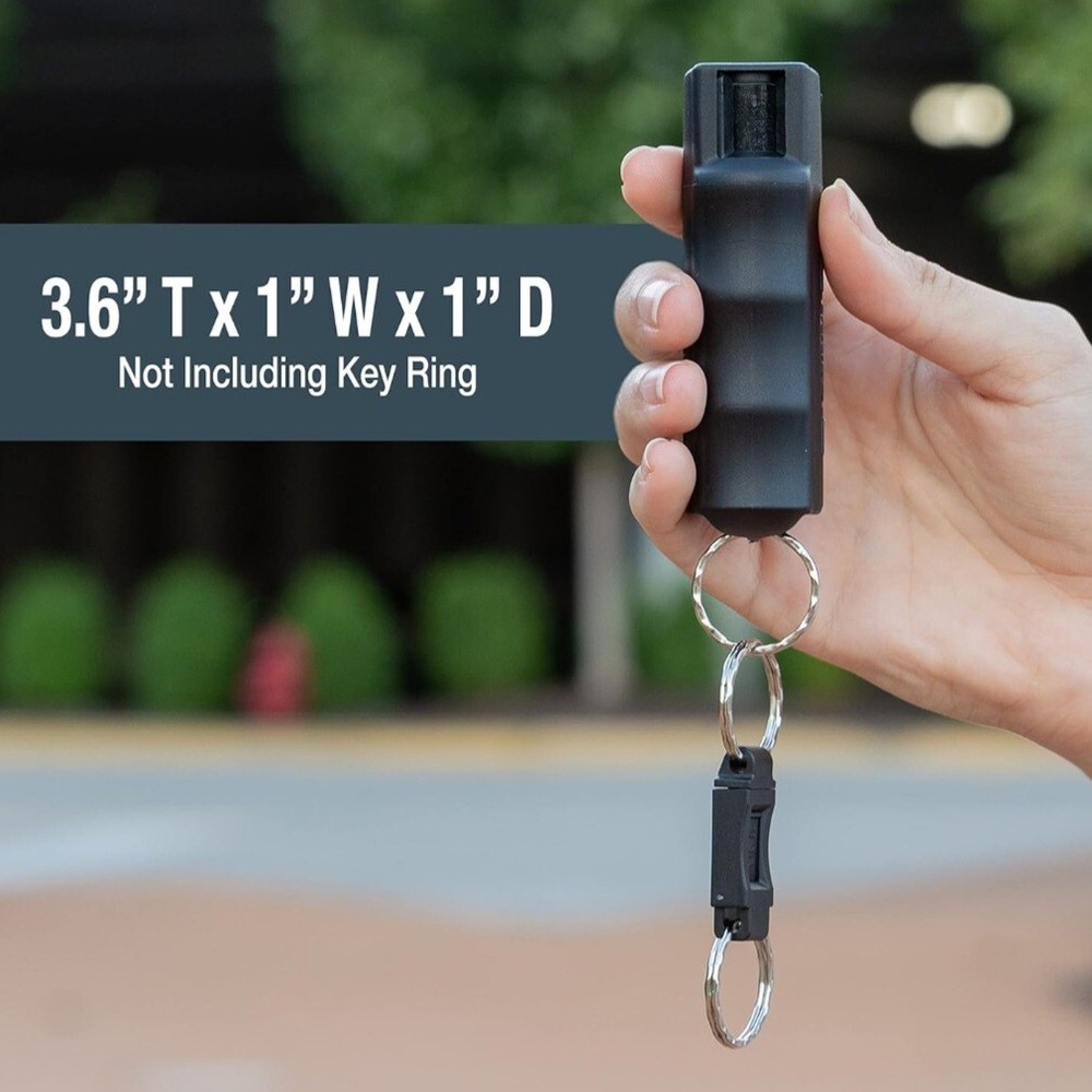 Sabre Pepper Spray With Quick-Release Key Ring For Fast Access From Your Keys
