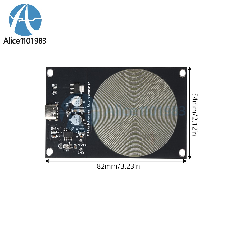 DC 5V 7.83HZ Schumann Wave Generator Ultra Low Frequency Pulse Generator Type C