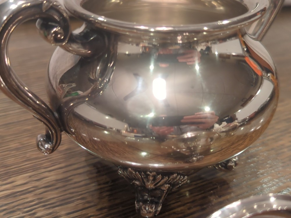 REED & BARTON REGENT 5600 Silverplate Sugar Bowl & Lid