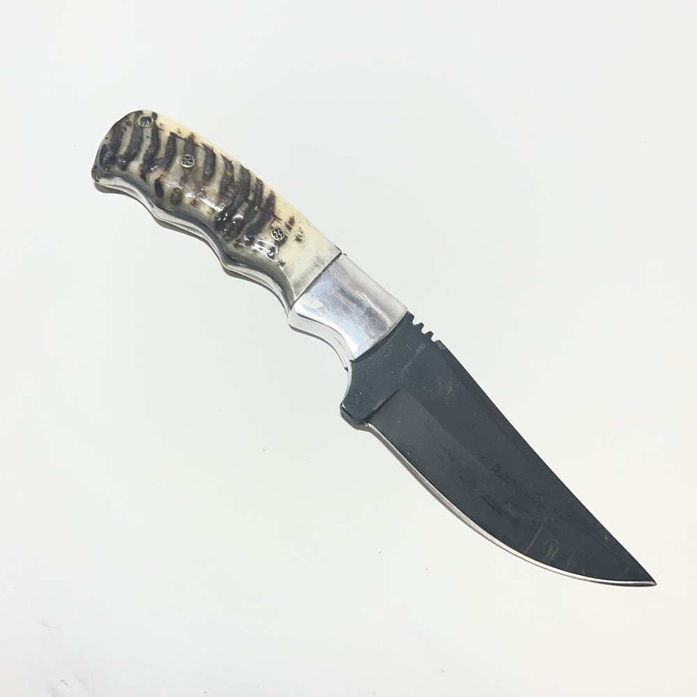 Custom 8.5”Fixed Knife w/ Bone Handle
