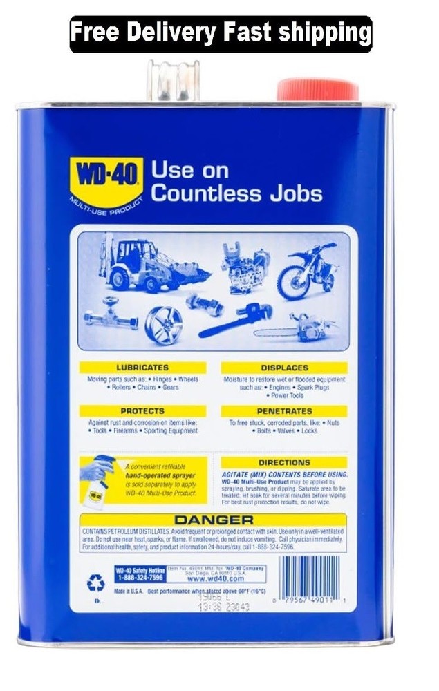 WD-40 Multi-Use Product Lubricant Bulk 1 Gallon