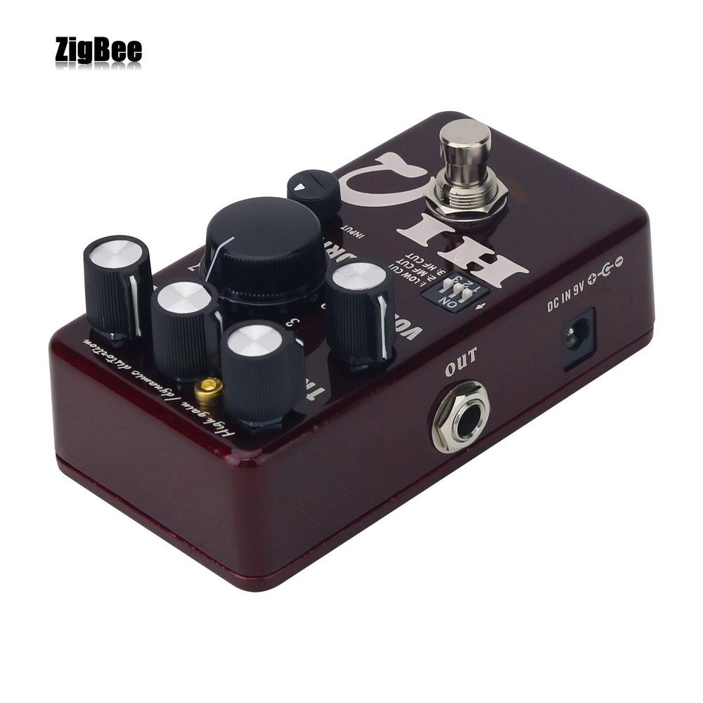 Electric Guitar Distortion Overload Effects Pedal High Gain Dynamic Effector