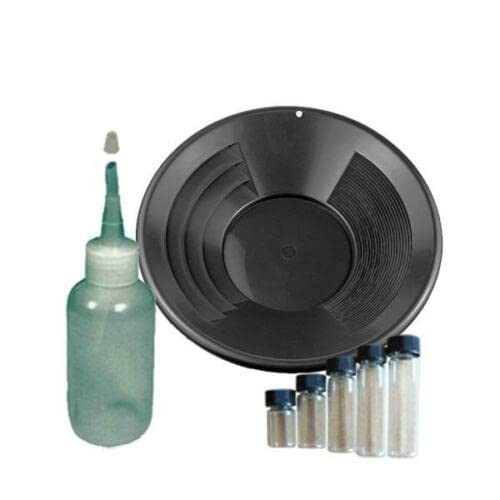 Sluice Monkey 14" Black Gold Pan Panning Kit