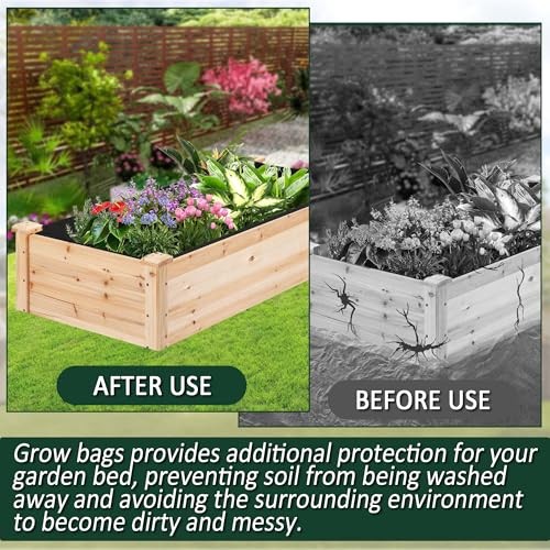 Garden Bed Liner () 4ft x 2ft x 1ft 1PCS