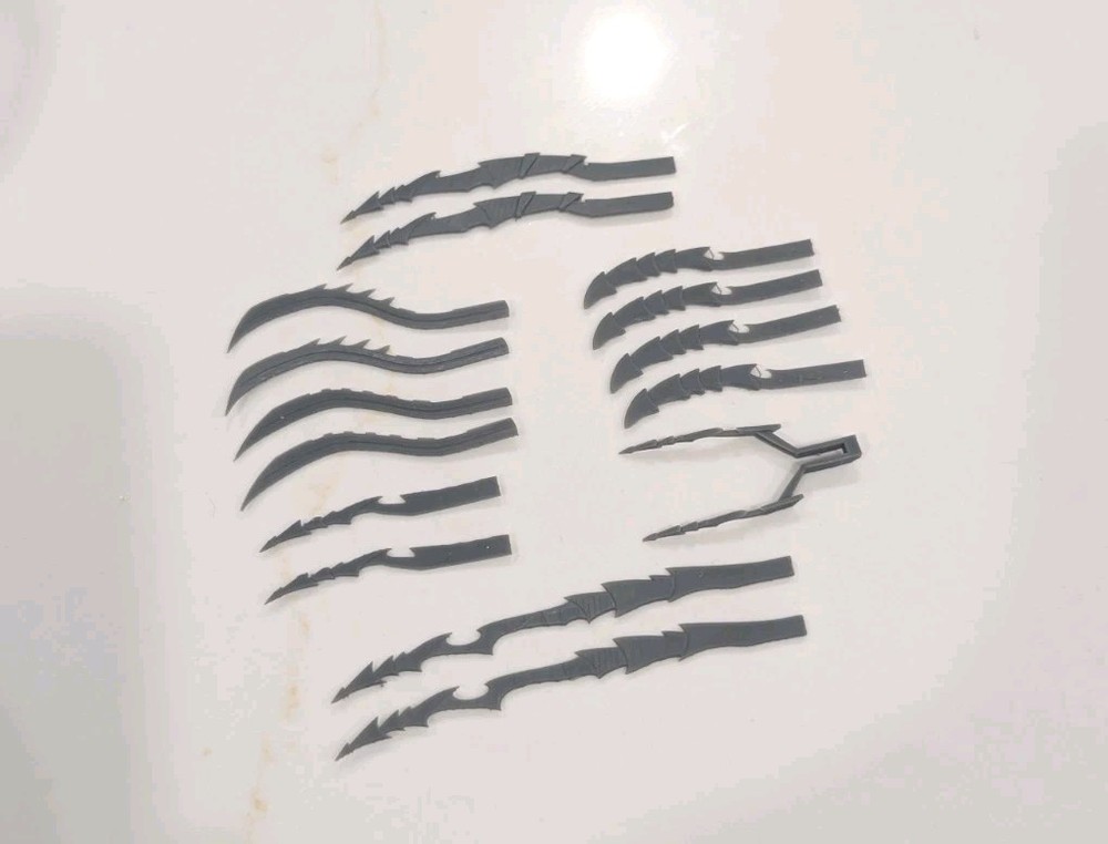 Custom 1/12 UNPAINTED NECA Predator Blade Set